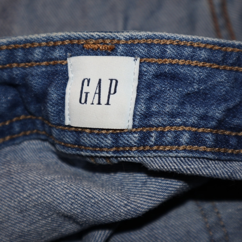GAP High  Rise Patchwork Wide-Leg Jeans Size 26 - Picture 9 of 11